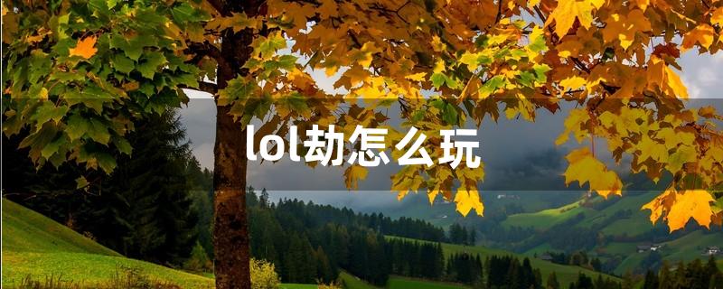 lol劫怎么玩（lol劫和劫solo技巧)