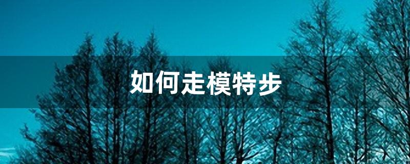 怎么走模特步