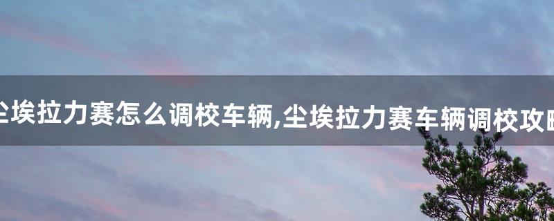 尘埃3怎么漂移 尘埃3怎么漂移