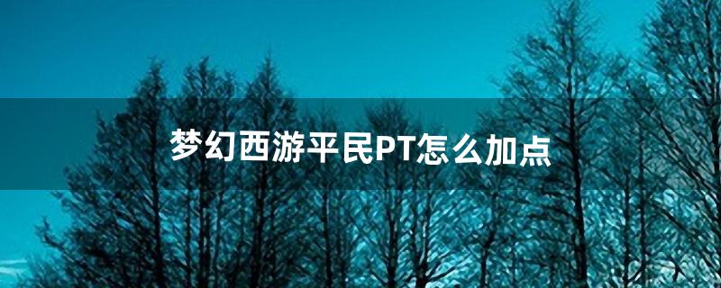 梦幻西游平民PT怎么加点（梦幻西游魔族加点攻略)