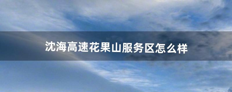 沈海高速花果山服务区怎么样（沈海高速封闭情况查询)