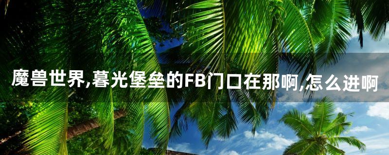 暮光堡垒怎么去 暮光堡垒怎么去